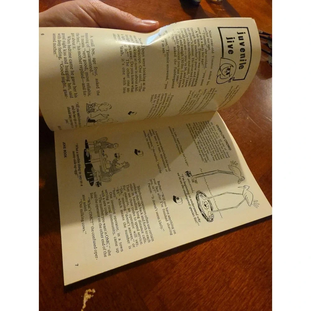 Parts Pups Joke Book 1989 VG